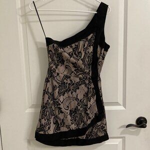 Lace One Shoulder Dress